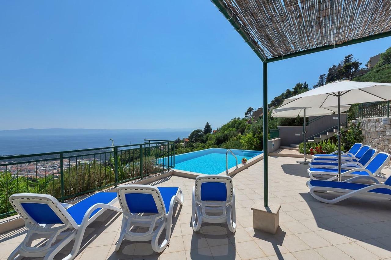 Villa Makar,Heated Pool,Gym,Grill,Seaview มาคาร์สกา ภายนอก รูปภาพ