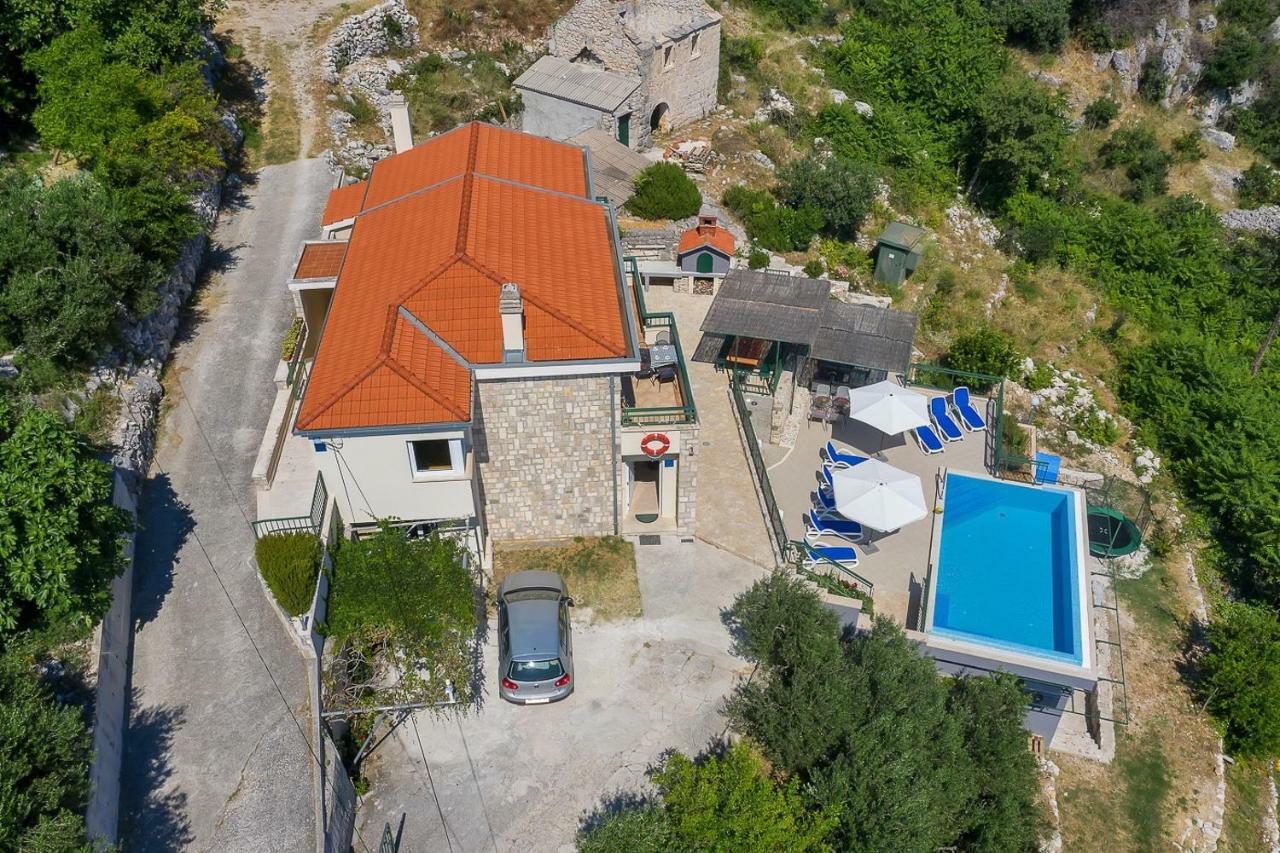 Villa Makar,Heated Pool,Gym,Grill,Seaview มาคาร์สกา ภายนอก รูปภาพ